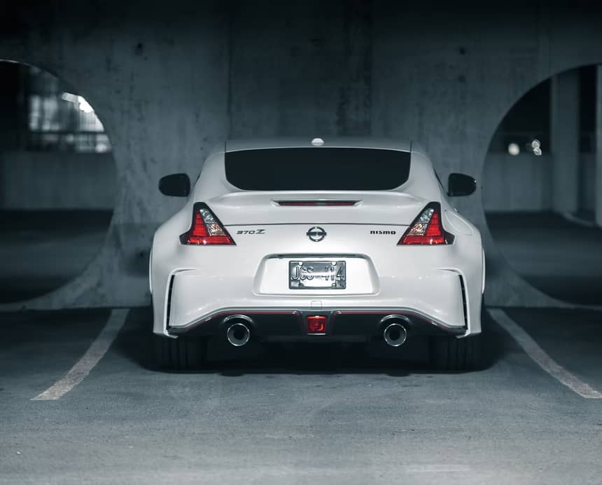 Parked Nissan